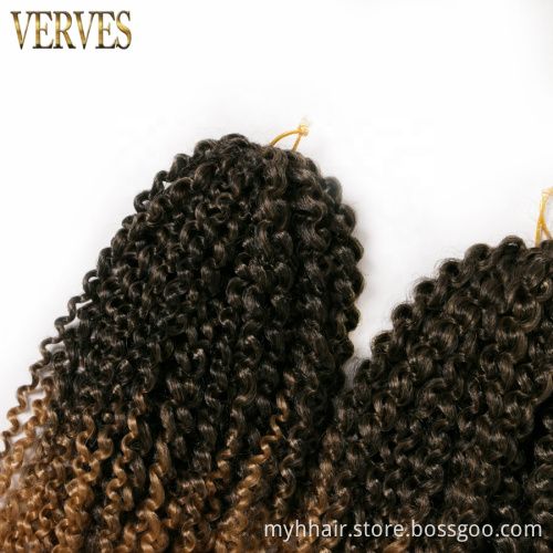 10 Piece 60g/pack synthetic 12 inch curly Braid ombre braiding hair extentions brown,black,bug crochet braids hair Passion Twist